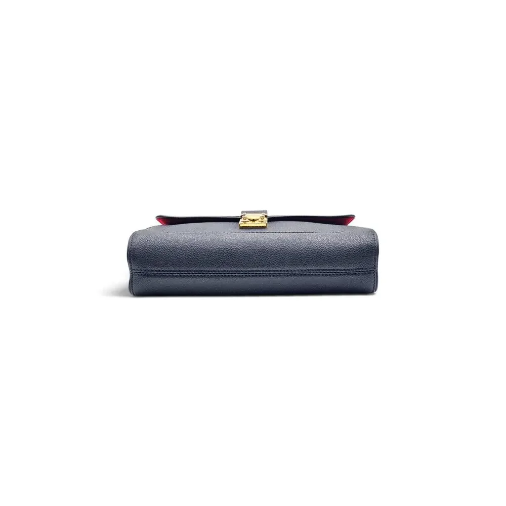 Louis Vuitton Saint Germain MM Empreinte Shoulder Bag Marine Rouge Navy Blue